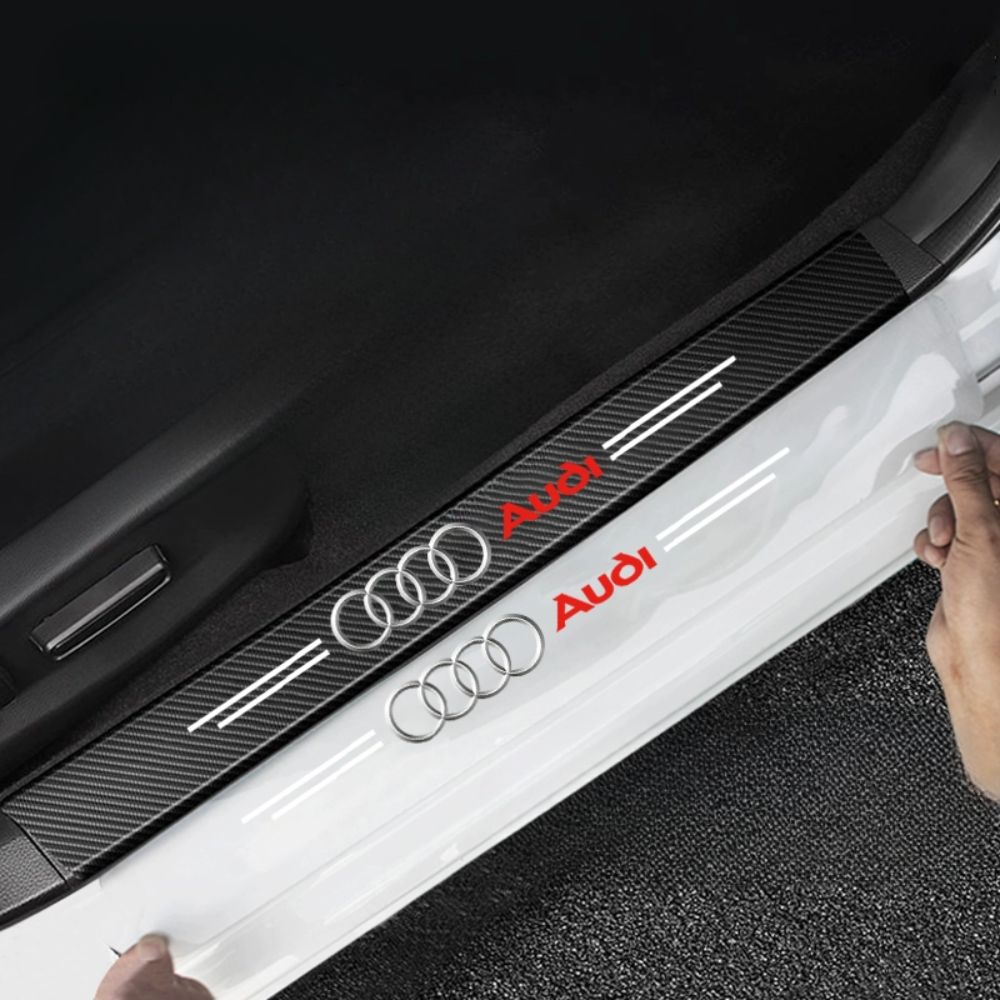 Door Sill Protectors with Logo — Front Doors, Rear Doors & Trunk