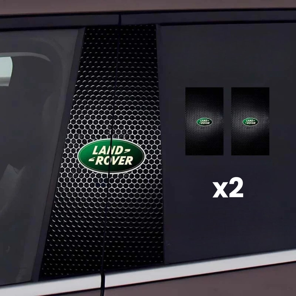 2 autocolantes para janelas de carro com logótipo