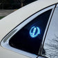 Logótipo LED recarregável para automóvel – Efeito de luz de néon