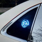 Logótipo LED recarregável para automóvel – Efeito de luz de néon