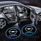 Projetor LED para portas de automóvel de fácil instalação (2 unidades)