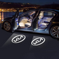Projetor LED para portas de automóvel de fácil instalação (2 unidades)